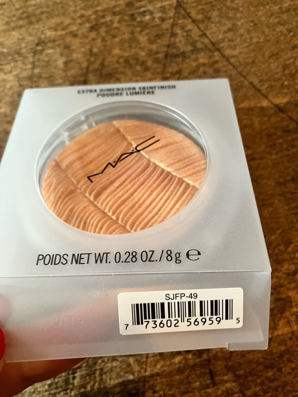 NIB new MAC Cosmetics extra dimension skin finish highlighter blush gold whimsy - Picture 3 of 4